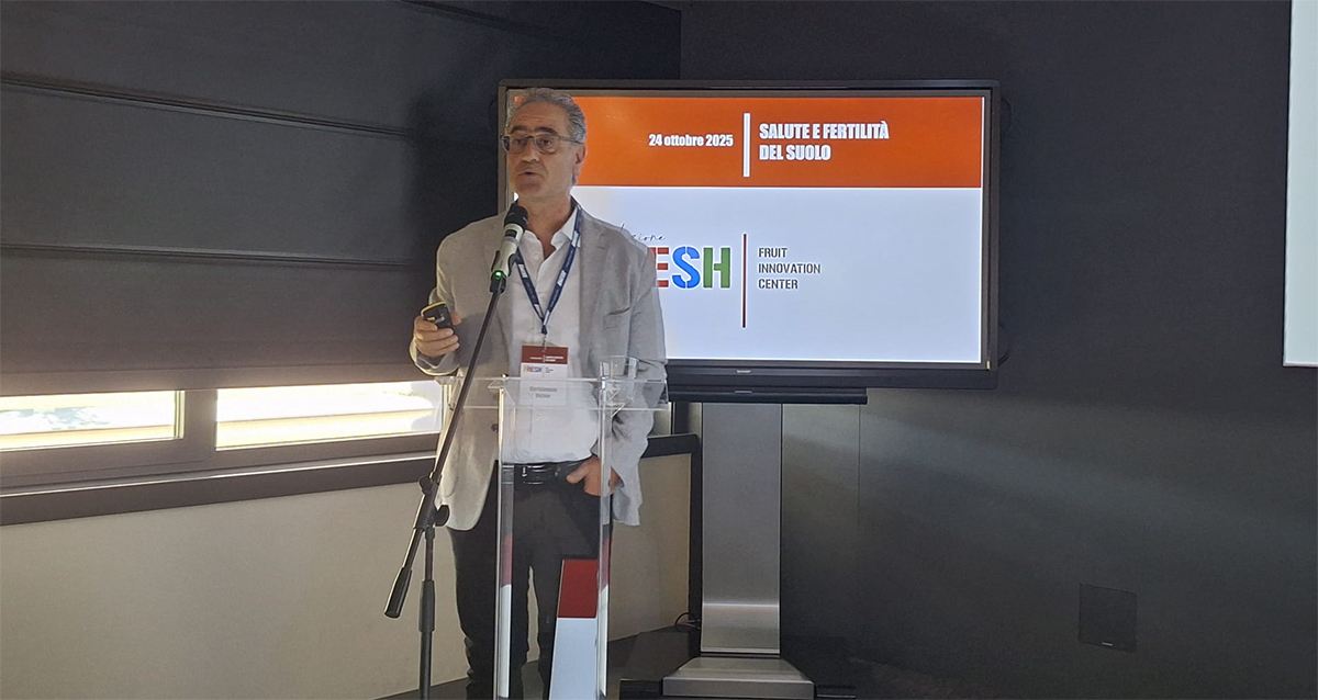 Il prof. Bartolomeo Dichio (Università della Basilicata)